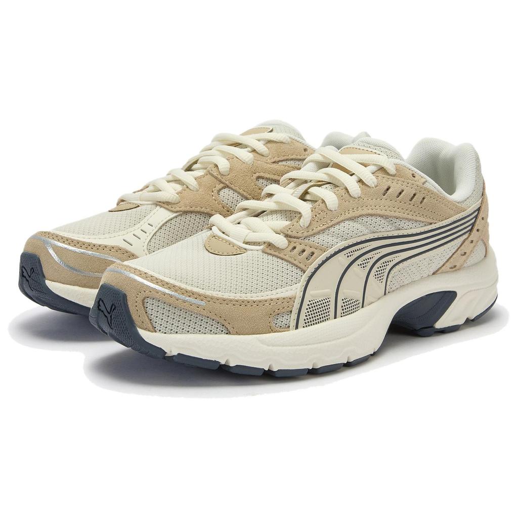 Puma C25K Fabric Synthetic Leather Comfortable Versatile Durable Low-Top Casual Shoes Unisex Casual Shoes Beige Brown 403860-07