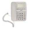 Corded Landline Caller ID Full Hands Free 4 Fast Dial Desktop Wired Telephone with LCD Display for Home HotelWhite
