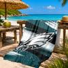 Asciugamano da Spiaggia Eagle Power Philadelphia, Asciugatura Rapida, Facile da Curare, Adatto Sia per il Fitness che per le Vacanze al Mare, Essenziale per lo Sport