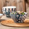 Japanese Style Ceramic Tableware Gift Bowl and Dish Set Blue and White Porcelain Bowl and Chopstick Set Ceramic Bowl
