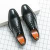 Gentleman Fashion Business Leather Shoes Mens Office Shoes Lace-up Shoes Office Shoes Luxury Leisure Italy Style Plus Size 38-48