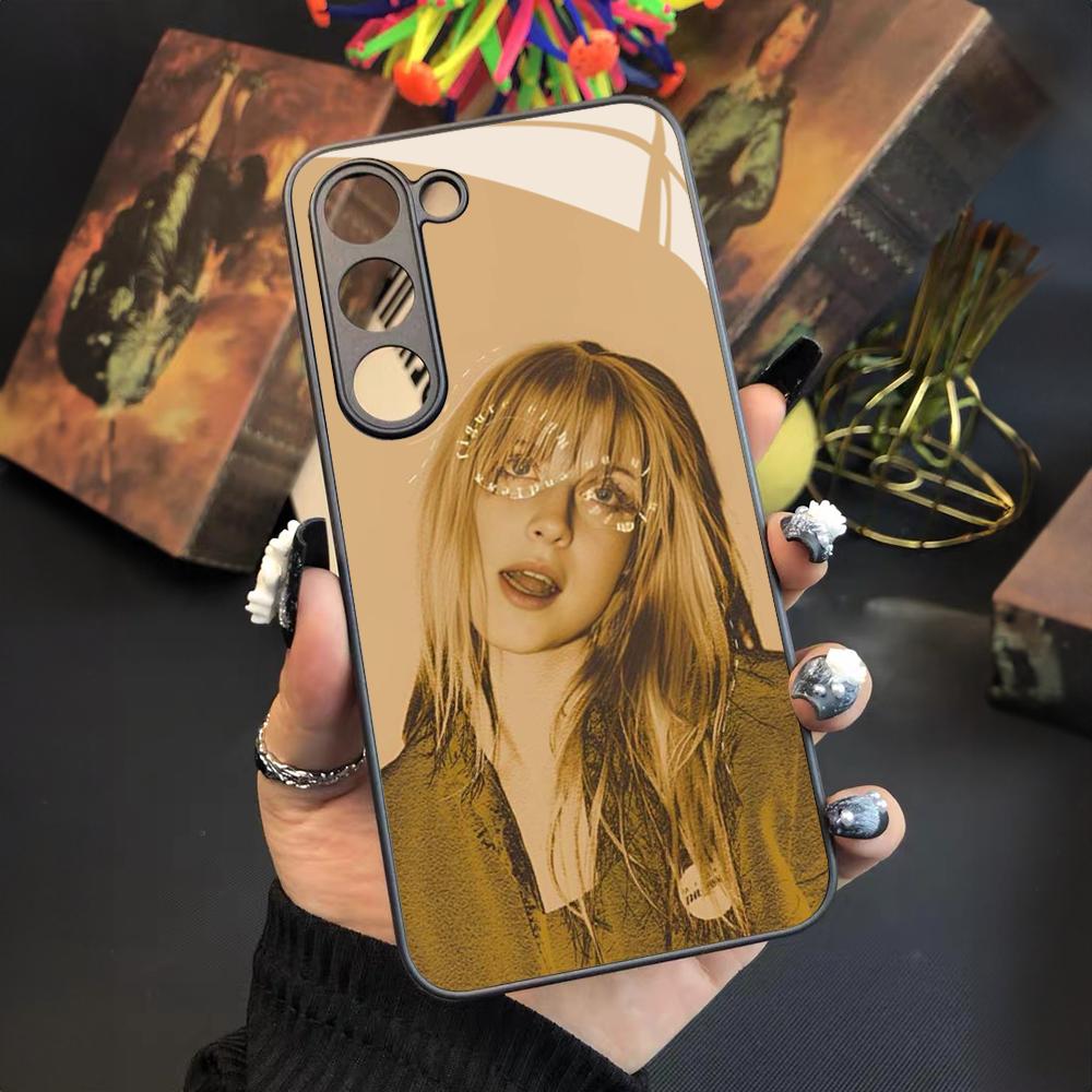 COOL Paramore Orange Phone Case For Samsung Galaxy S25 S24 S23 S22 S20 S21 Note20 Ultra Plus Fe Colored Silver Cover