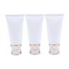 3Pcs 50/100Ml White Empty Cosmetic Squeeze Tubes Travel Dispensing Tubes Refillable Containers For Lotion Cream Facial Cleaner