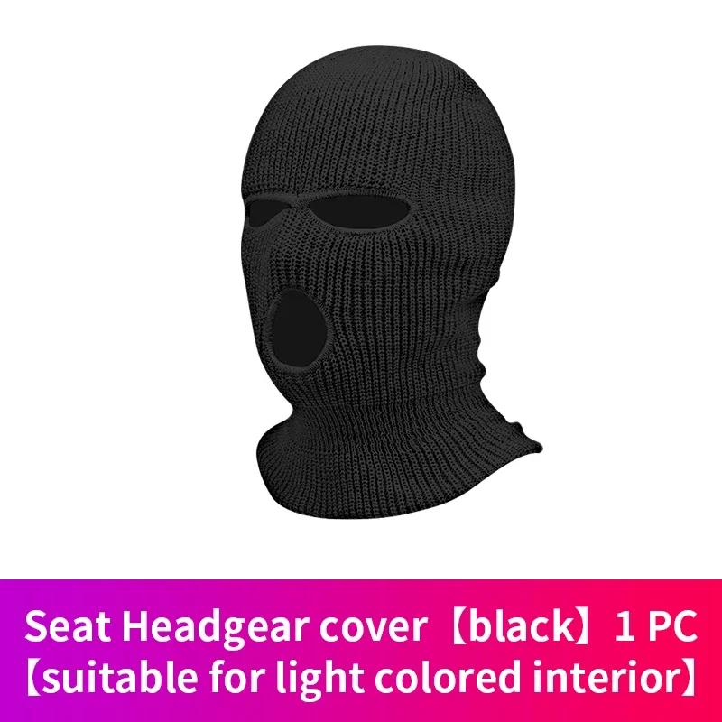 

Для Tesla специальный забавный чехол для сиденья автомобильная креативная маска балаклава милый функциональный чехол для подголовника украшение бандитский головной убор