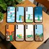Coque de téléphone Anime Mignonne Chaude J-Joguman Silicone Noir Souple Pour Samsung Galaxy A73,A72,A71,A70,A53,A52,A51