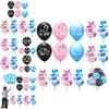 Adorable Baby Gender Reveal Party Decoration Latex Sequin Balloons Set For Special Moments