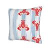 Flat Coastal Seafood Themed Pillow Cover  Custom Cushion Cover Retro Trendy Pillow Case For Sofa Home Decor