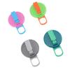 4pcs Soda Can Lid with Silicone Straw Reusable Leak Proof 2.13in Silicone Straw Can Cover for Daily Use