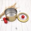12Pcs Round Metal Tin Box Clear Window Iron Storage Box Tea Food Jar Candy Cake Boxes Jewelry Cream Cosmetic Container Empty Pot