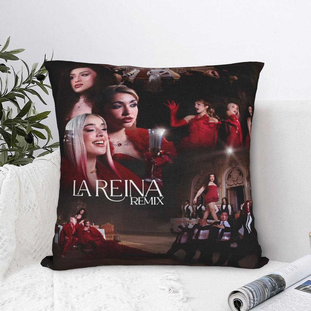 Lolas Indigos Pillow Case Maria Becerra X Villano Antillano Retro Trendy Pillow Cover Comfy Pillowcases For Living Room Chair