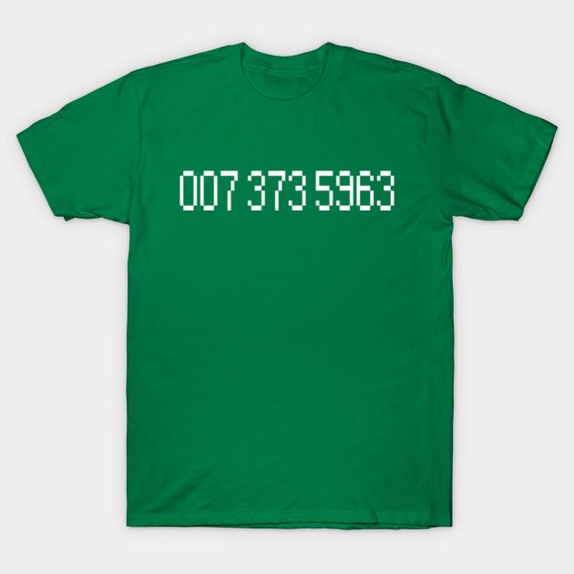 Unisex Fashion TShirt 007 373 5963 Print TShirt Plus Size S-5XL T-Shirt 100%Cotton Tops O Neck Short Sleeve Tees