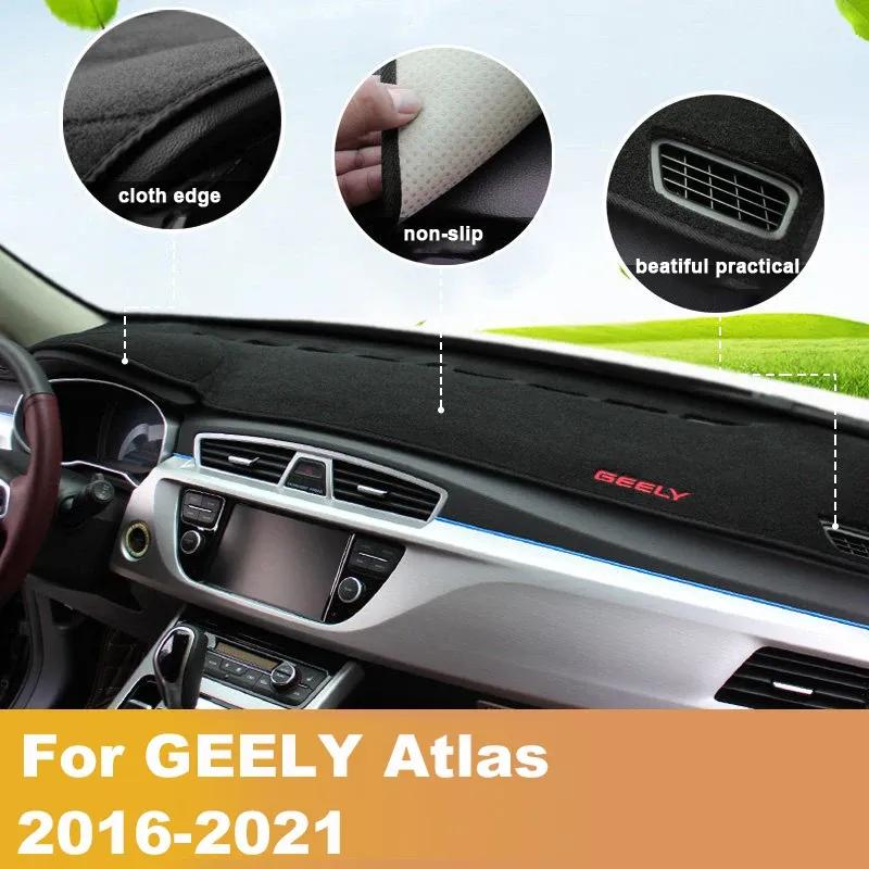 For GEELY Atlas Boyue Emgrand NL-3 Proton X70 2016-2018 Car Dashboard Cover Dash Mat Sun Shade Dash Board Pad Carpet