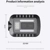 Bright Cap Clip Lamp Portable Warning Headlamps Rechargeable COB Night Running Camping Hiking Fishing Headlight with Side Light