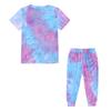 Kids' Tie-Dye Set - Short Sleeve & Pants 2-Piece Outfit