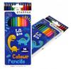 Olo durable pencil crayons 12 colors
