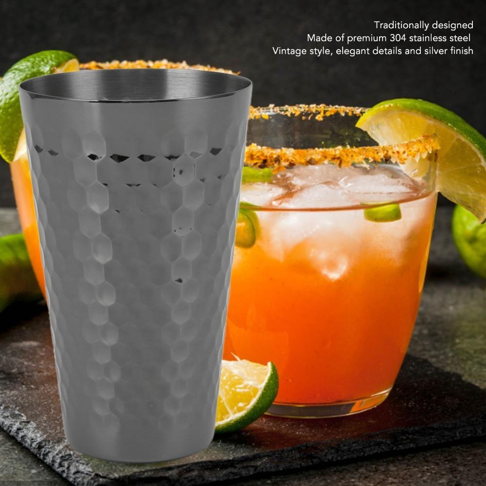 

Without Handle Moscow Mule Mug Black Plating Cocktail Mixing Cup Stainless Steel Tumbler Party чорний