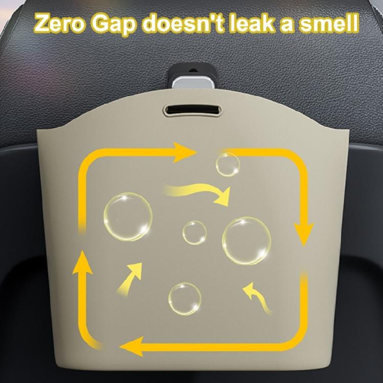 Car Organizers for Waste Management, Foldable and Hangable Silicone Trash Receptacle Holder, Essential Vehicle Accessory