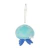 [Aqua] Plush Toy Marine Anywhere Friends Keychain Jellyfish Blue 00080085