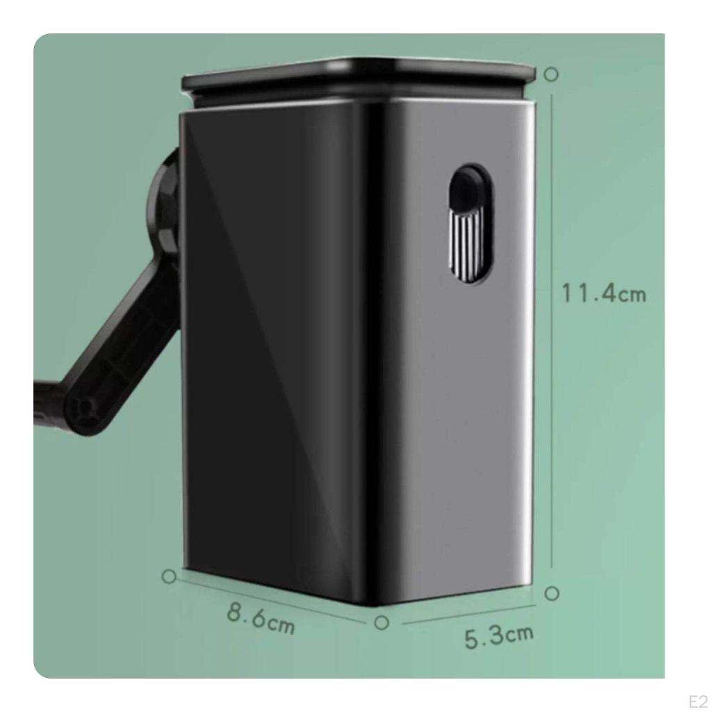Creative Pencil Tip Former Smooth Sharpening Hand Crank Easy to Utilize in