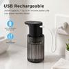 300ml Touchless Automatic Soap Dispenser USB Rechargeable Motion Sensor Liquid Hand Soap Pump for Kitchen Bathroom High Capacity