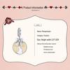 Silver Ziyun Cute Rabbit 925 Sterling Silver Pendant with European and American Style Pearl Jewelry SCC1439