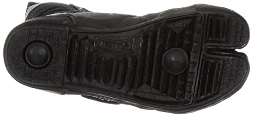 Shokaido VO-80F Black Crotch Safety Shoes with Puncture Protection Plates, Size 25.5cm