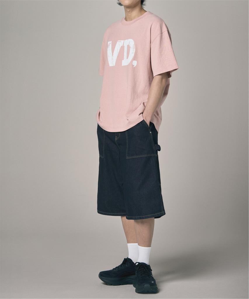 Beodeonteu Basic Verdant Logo Short Sleeve T-Shirt [Pink]