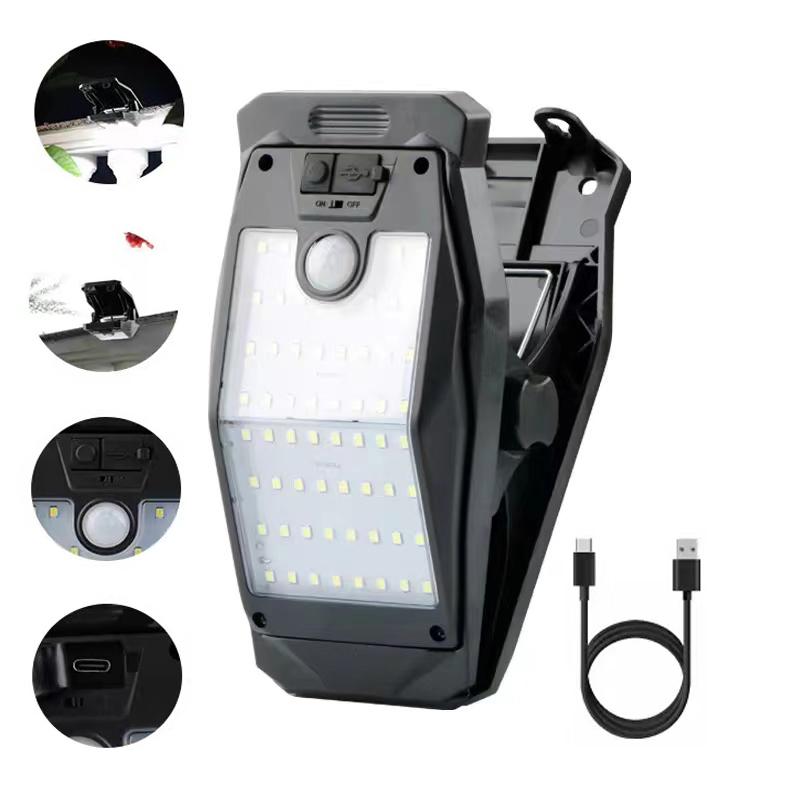 

Solar Motion Sensor Light Outdoor, Clip on Lights Outdoor Waterproof, High Bright Powered Security Lamp For Outside Fence Chain 1Pcs