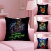 R-Return Of The Living Dead Cushion Cover Plush Fabric Soft Double-Sided Printed Sofa Warm Winter Home Gift Pillow Cover