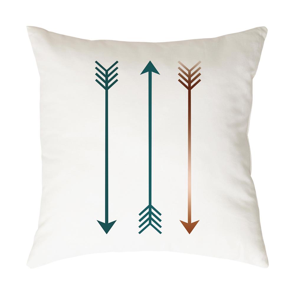 

Подушка Лен Короткий Плюш Дом Простой Скандинавский Стиль Геометрическая Наволочка Подушка для Дивана Наволочка 45*45cm