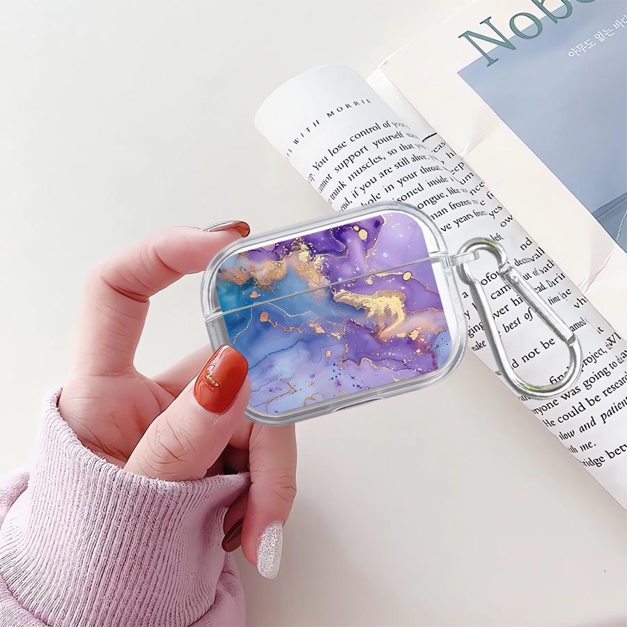 Flower Marble Clear Earphone Cases Cover Case For Airpods 3 Pro 1 Pro3 2 Pro2 4