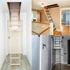 Retractable Attic Stair Pull Rod System Customizable Length Sturdy Metal Hooks Easy Installation Attic Stair Pull System