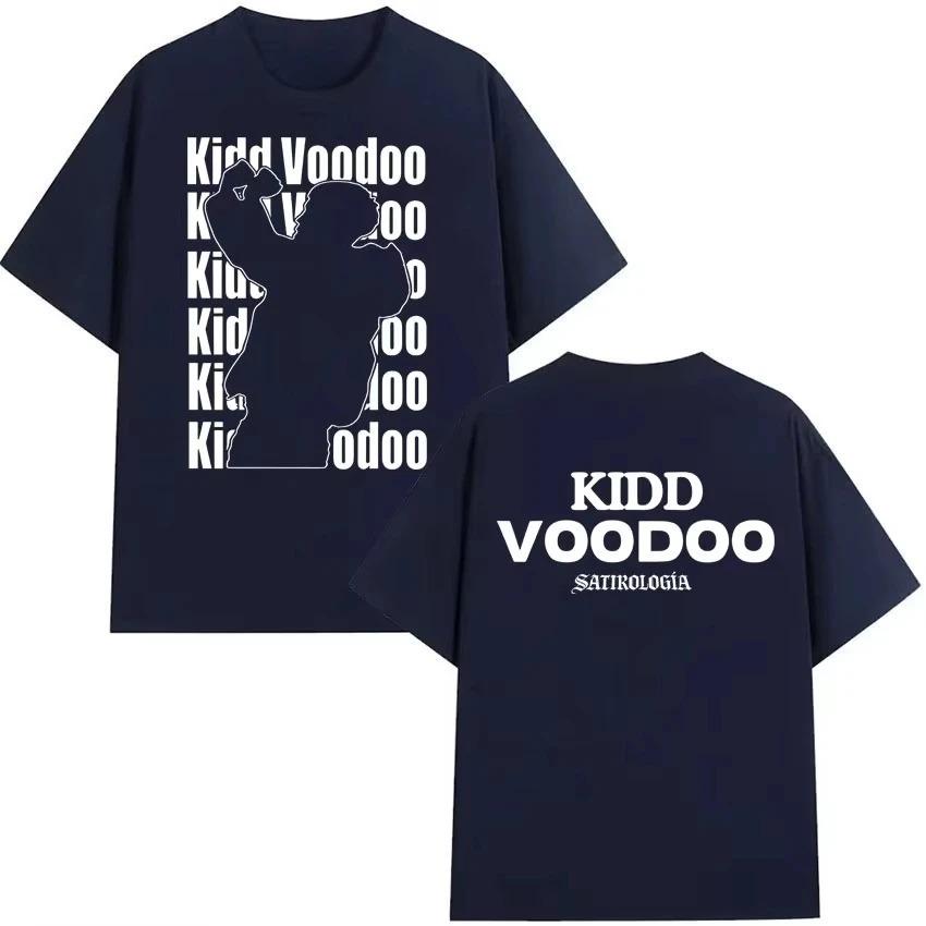 Singer Kidd Voodoo Album Tour 2026 Pattern Fashion Tshirt Summer Mens Women Hiphop Gothic Pure Cotton Retro Shortsleeved Top