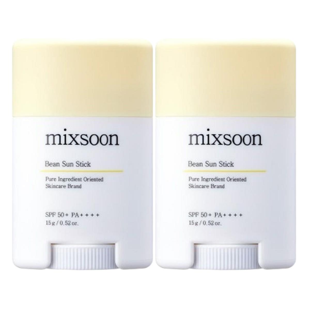 

Mixsoon Bean Sun Stick SPF 50+ PA++++ Smooth & Portable Sun Protection 15g x 2ea