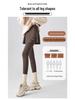 Women's High-Waisted Yoga Skirt Pants, Autumn/Winter, Plus Velvet, Two-in-One Pilates Sports Leggings