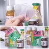 Refrigerator Side Door Divider Transparent Design Easy Snap-On Installation PP Plastic Adjustable Partition Flexible Storage Organizer