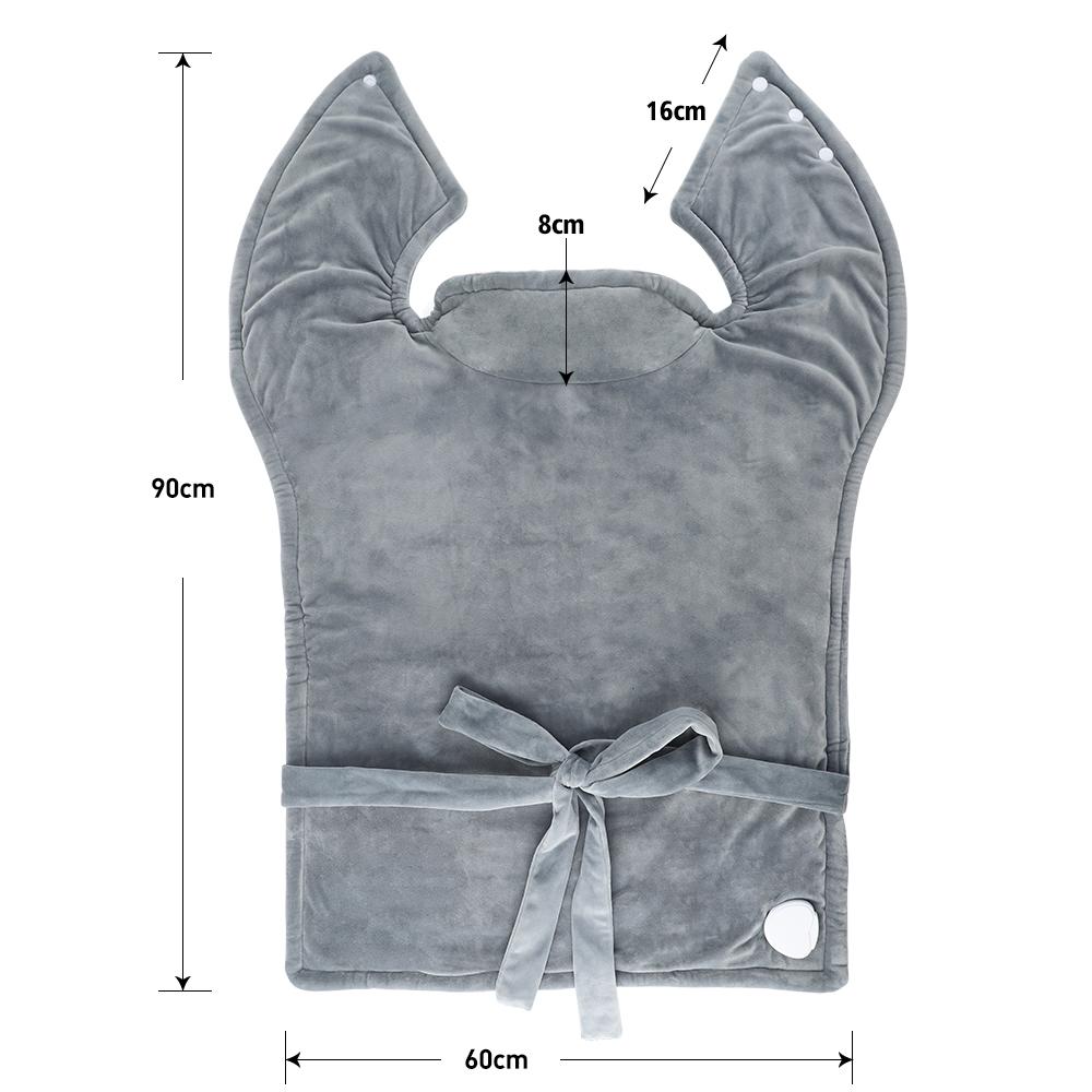 Electric Heated Shawl 60*90cm 3 Level Hot Compress Constant Temperature Winter Neck Back Abdomen Leg Waist Keep Warm Home Office