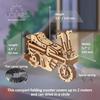 Ugears Moto Compact Folding Scooter 70168 Wooden Puzzle Craft Model No Glue or Tools Required Adults and Children