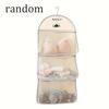 Hanging Mesh Organizer Breathable Polyester Underwear Socks Storage with Multiple Compartments Door Hanging Organizer for Closet