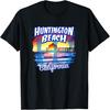 Huntington Beach Kalifornien - Surf City CA Sonnenuntergang Strand Pier Herren Damen Kinder T-Shirt