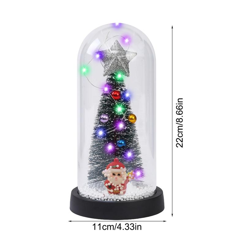 Christmas Tree Nightlight Christmas Tree Glowing Night Light With Acrylic Cover Artificial Christmas Tree Christmas Decor