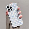 Gittermuster Handyhülle für Xiaomi Mi 15T 14T 13 12 12s 9 10 11 Poco C40 M5 X3 F4 NFC Pro 4G 5G Glänzende Folie Harte PC-Abdeckung