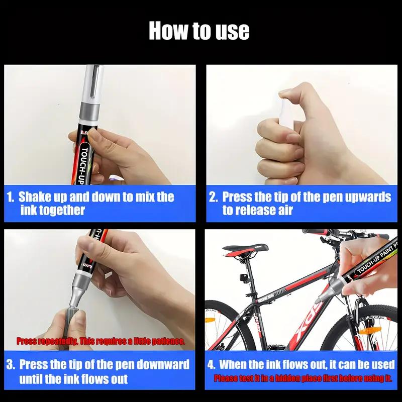 Bicycle Scratch Repair Wax-Multi-purpose Touch-up Pen for Painted Surfaces,Motorcycle,Car,Bicycle Paint Scratch Repair