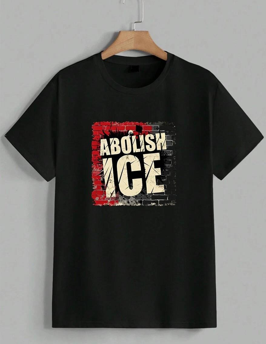 Political Abolish ICE Activist Social Justice Human Rights T-Shirt Unisex XL