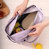 Large Capacity Insulated Lunch Bag with Crossbody Strap
