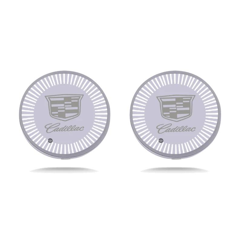 Porte-gobelet de voiture LED coloré avec lumière d'induction intelligente pour Cadillac ATS BLS CT4 CT5 CTS SRX XT6 XTS Escalade Deville DTS