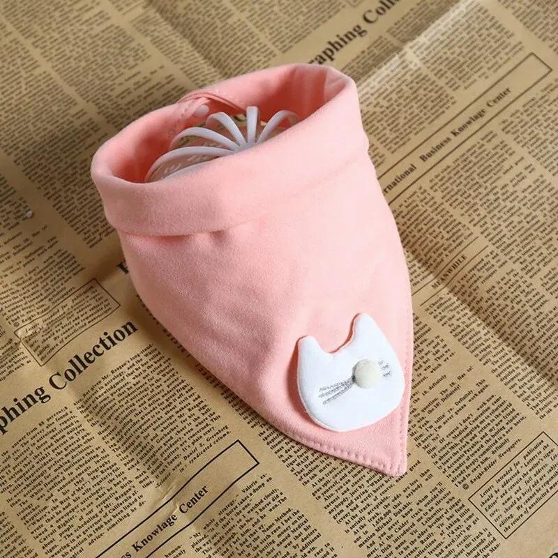 Solid Color Baby Bibs Bandana Bib Cute Cotton Burp Cloth Cartoon Crown Star Style Baby Scarf Meal Collar Burp Baby Accessories