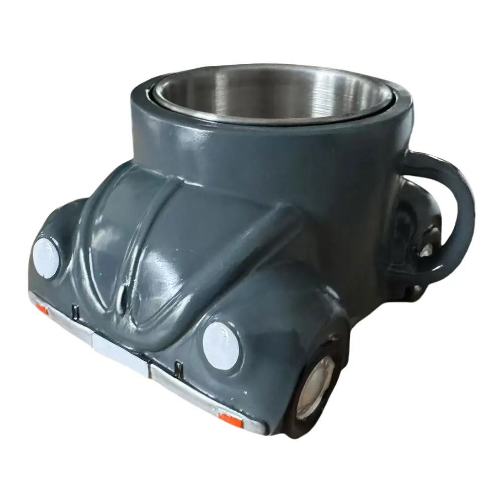 150ml Creative Coffee Mug Car Shaped Heat Resist Funny Coffee Cup Novelty Drinkware Mens Birthday Gifts for Home Offfice Decor