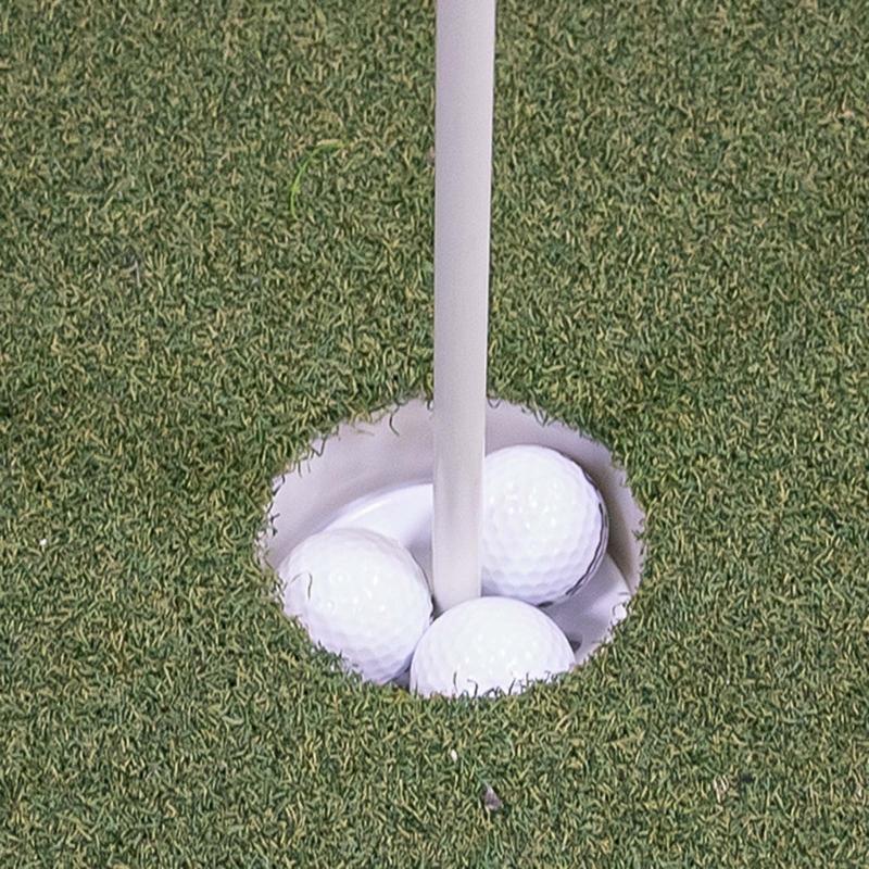 Portable Golf Practice Flagstick Set With ABS Putting For Indoor Outdoor Training