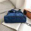Denim Crossbody Bag Women's Large Capacity Messenger Bag Student Shoulder Tote Bag